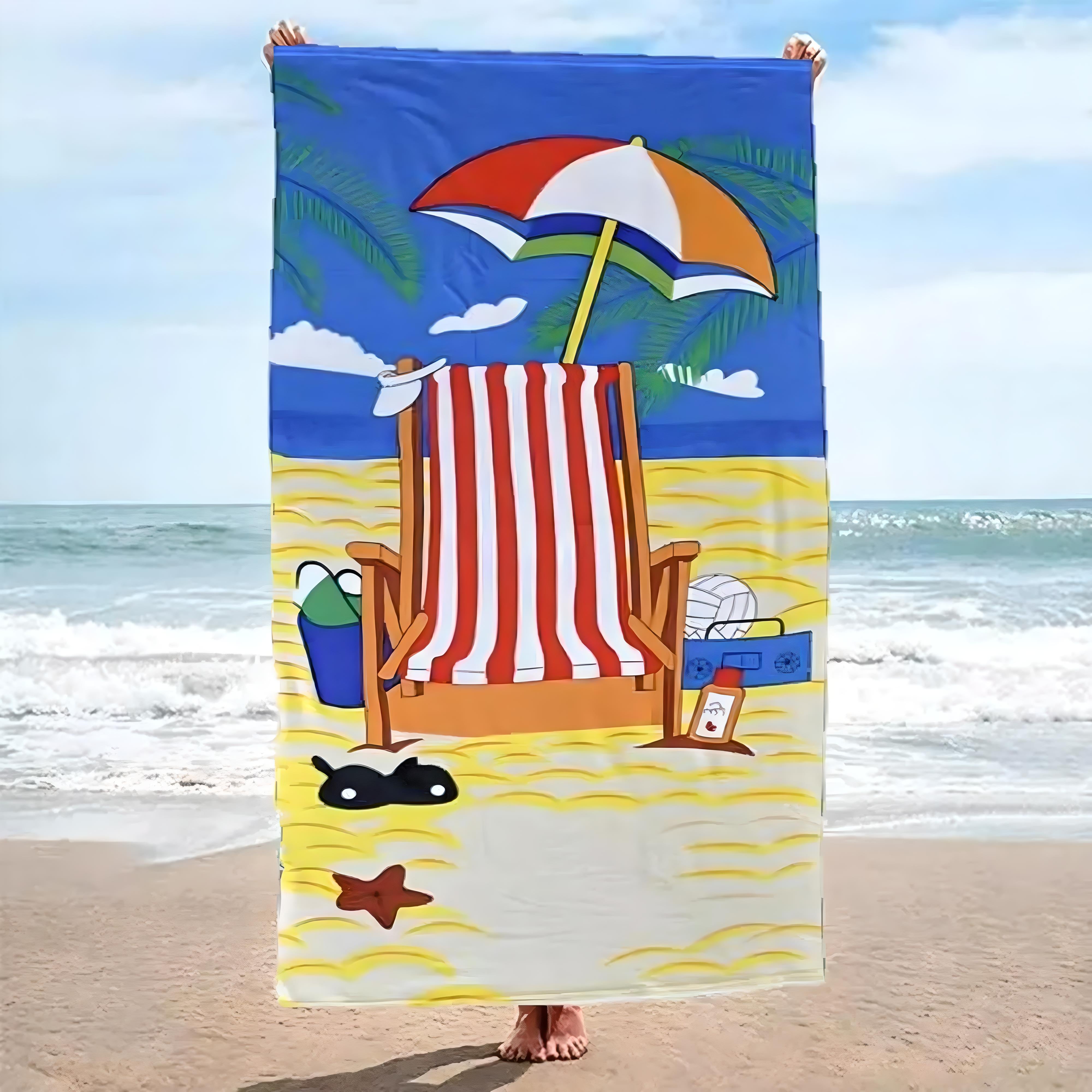 Lightweight quick dry swimming seaside beach towel